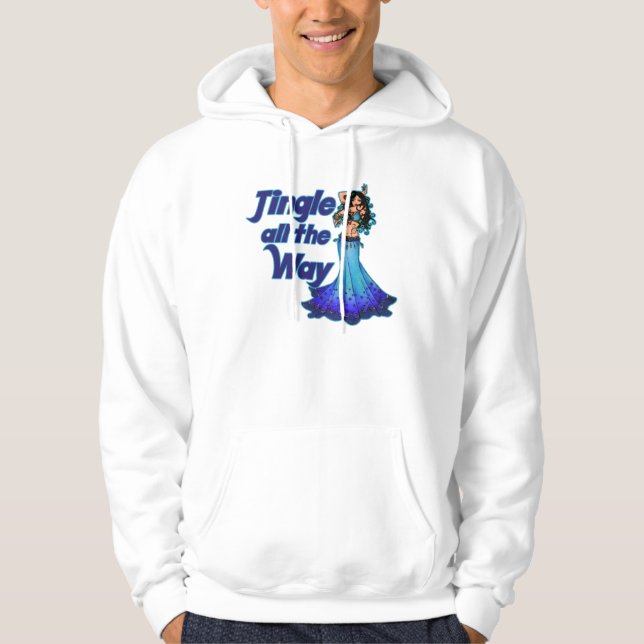 Jingle All Way Bly Dancer Hoodie (Vorderseite)