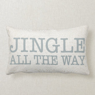 Jingle All way Christmas Decor Throw Kissen