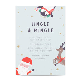 Jingle and Mingle Holiday Party Einladung