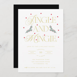Jingle and Mingle Holiday Party - Einladung