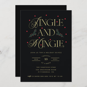 Jingle and Mingle Holiday Party - Einladung