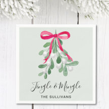 Jingle And Mingle Mistelzweig Grün Weihnachten