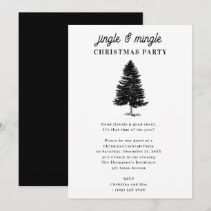 Jingle and Mingle Weihnachtsfeier Einladung
