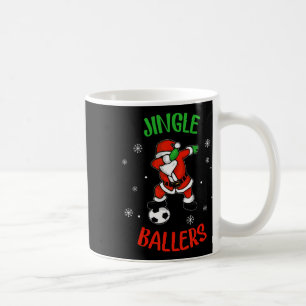 Jingle Ballers Weihnachtsfußball Santa Fußball Kaffeetasse