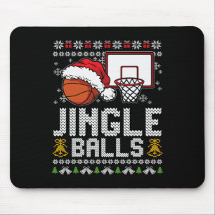 Jingle Balls Ugly Christmas Pajama Cool Sport X-Ma Mousepad