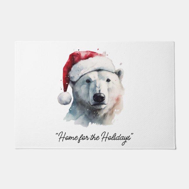 Jingle Bear Joy, individuell Fußmatte (Vorderseite)