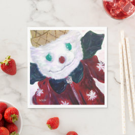 Jingle Bear Serviette