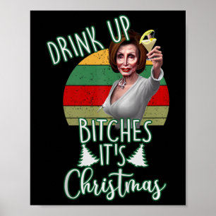 Jingle Bell Biden Xmas Santa Trump Uggge Christmas Poster