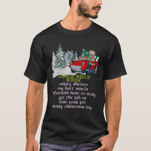 Jingle Bell Biden Xmas Santa Trump Uggge Christmas T-Shirt