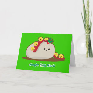Jingle Bell-Felsen Feiertagskarte