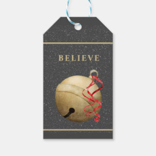 JINGLE BELL, GLAUBE Weihnachten Geschenkanhänger