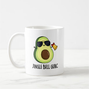 Jingle Bell Guac Funny Avocado Pun Kaffeetasse