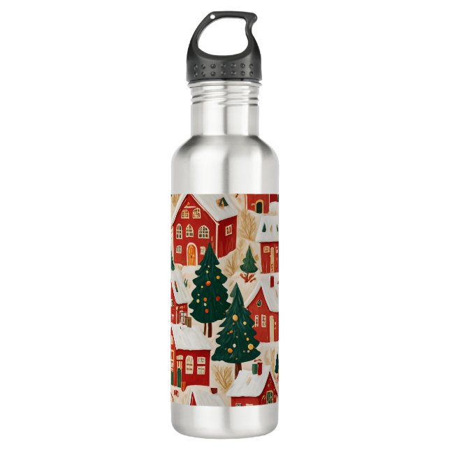Jingle Bell Jubilee Edelstahlflasche (Vorderseite)