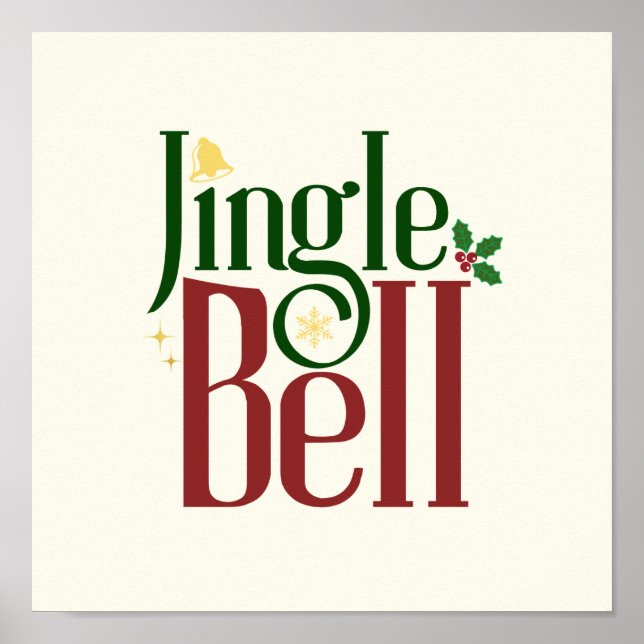 Jingle Bell Poster (Vorne)