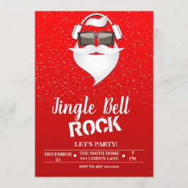 Jingle Bell Rock Christmas Party Einladung