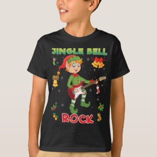 Jingle Bell Rock Rockin'Christmas Elf Gui spielen T-Shirt
