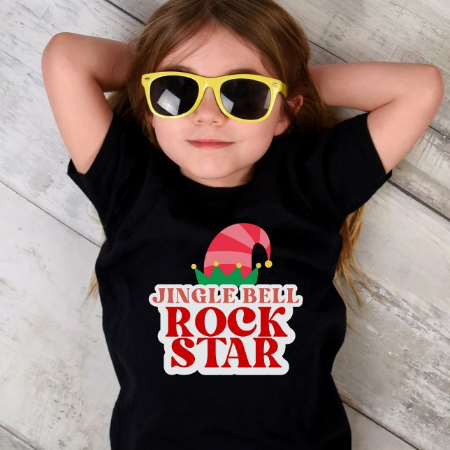Jingle Bell Rock Star, Christmas Girls Tri-Blend Shirt (Von Creator hochgeladen)