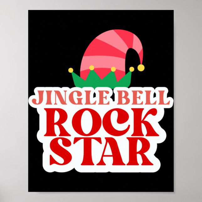 Jingle Bell Rock Star Christmas Toddler Baby T Shi Poster (Vorne)