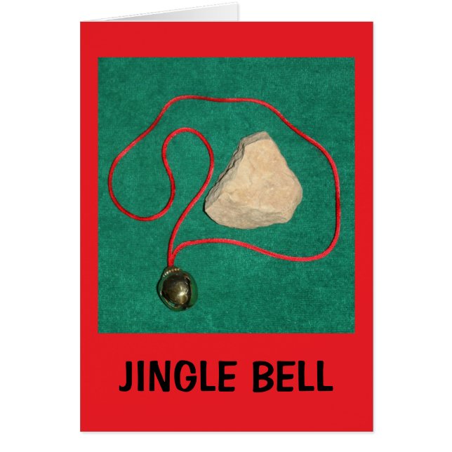 Jingle Bell Rock! Weihnachtskarte (Vorne)