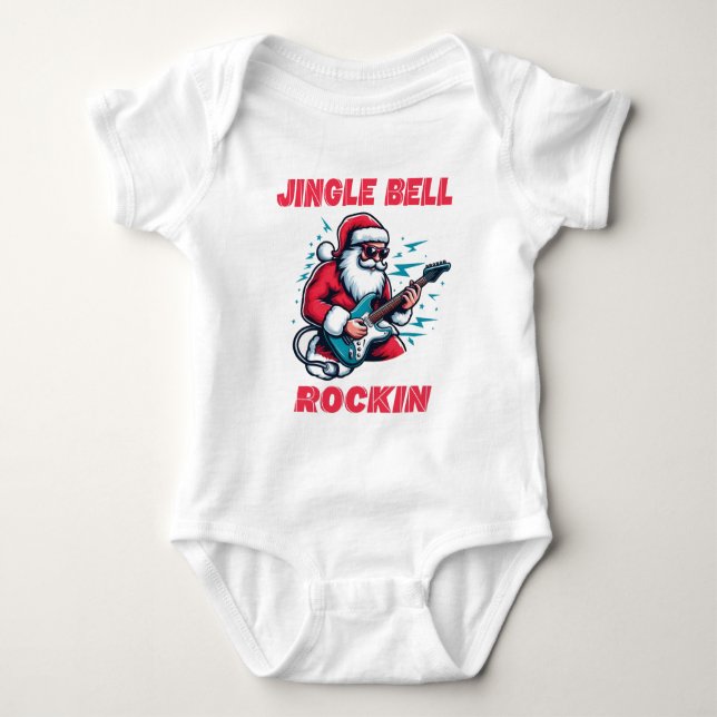 Jingle Bell Rockin Baby Strampler (Vorderseite)