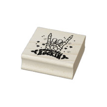 Jingle Bell Rockin Skeleton Hand Briefmarke