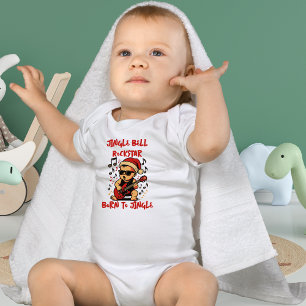 Jingle Bell Rockstar Weihnachten Baby Strampler