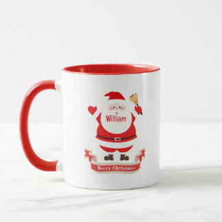 Jingle Bell Santa Weihnachts-Kombitasse Tasse