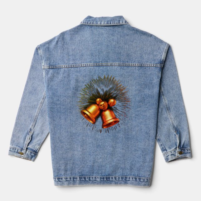Jingle Bell Tree: Positive Energy Design f Jeansjacke (Rückseite)