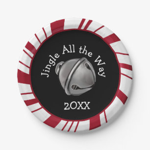 Jingle Bell Weihnachtsplatten Pappteller