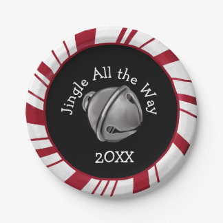 Jingle Bell Weihnachtsplatten Pappteller