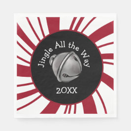 Jingle Bell Weihnachtsplatten Serviette