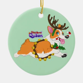 Jingle BellCorgi-Verzierung Keramik Ornament