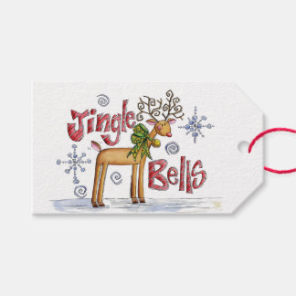 Jingle Bells Christmas Dee and Snowflakes Geschenkanhänger