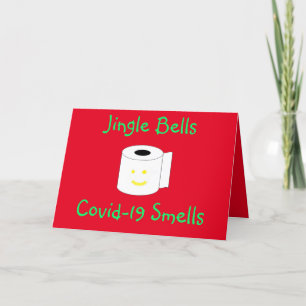 Jingle Bells Covid-19 Smells Feiertagskarte