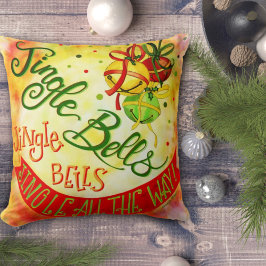 Jingle Bells Festive Fun Inspirivity Christmas Kissen