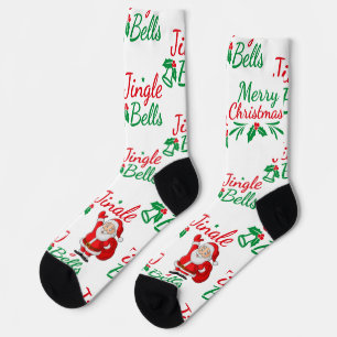 Jingle Bells Gedruckt Hochwertiges Luxusgefühl Socken