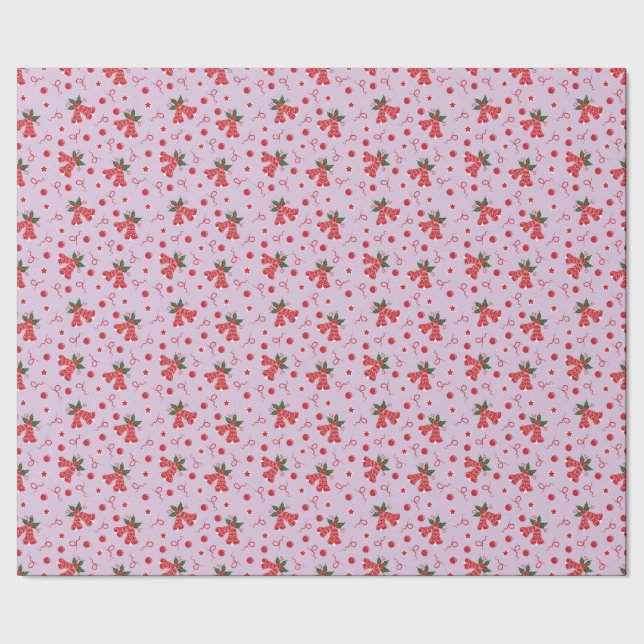 Jingle Bells Geschenkpapier (Saum)