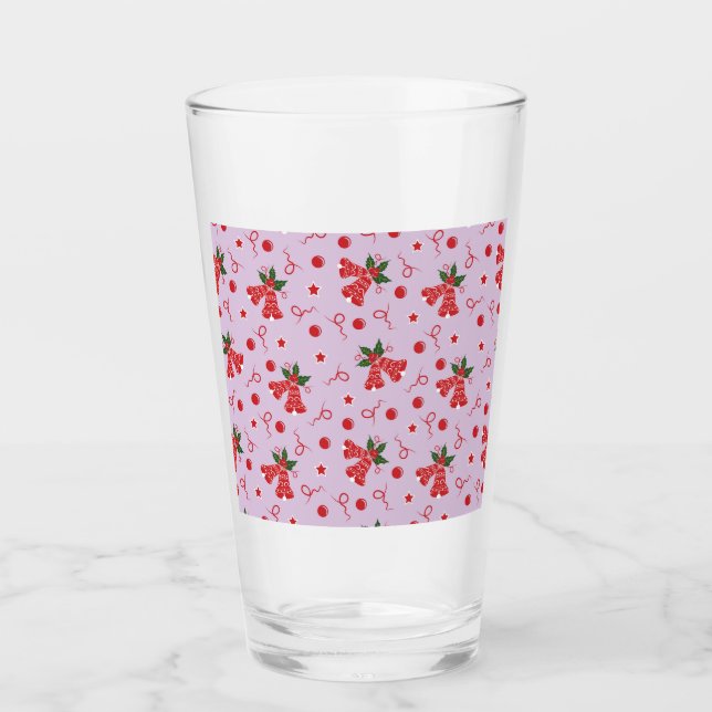 Jingle Bells Glas (Vorderseite)