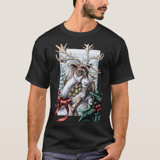 Jingle Bells Holiday Reindeer T-Shirt