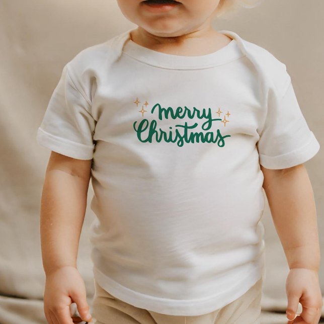 Jingle Bells Meine ersten Weihnachten Baby T-shirt (Von Creator hochgeladen)
