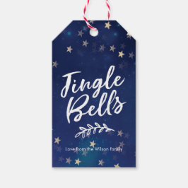 Jingle Bells Personalisierte Weihnachtsgeschenk-Ta Geschenkanhänger