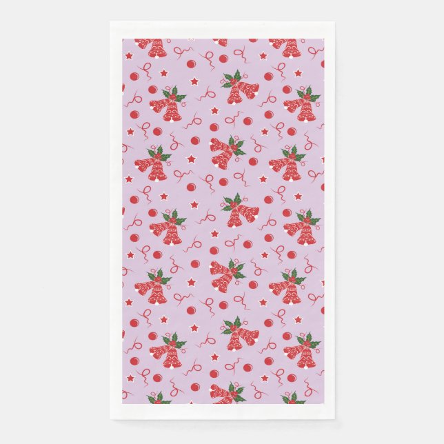 Jingle Bells Serviette (Vorderseite)