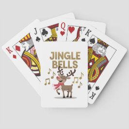 Jingle Bells Singing Reindeer Spielkarten