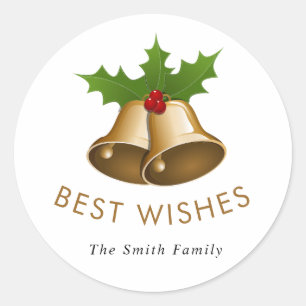 Jingle Bells Smith Family Runder Aufkleber