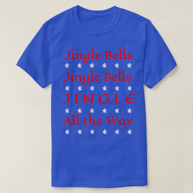 Jingle Bells UglyChristmasParty T-Shirt (Design vorne)