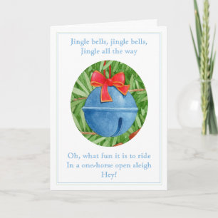 JINGLE BELLS Weihnachtskarte Feiertagskarte