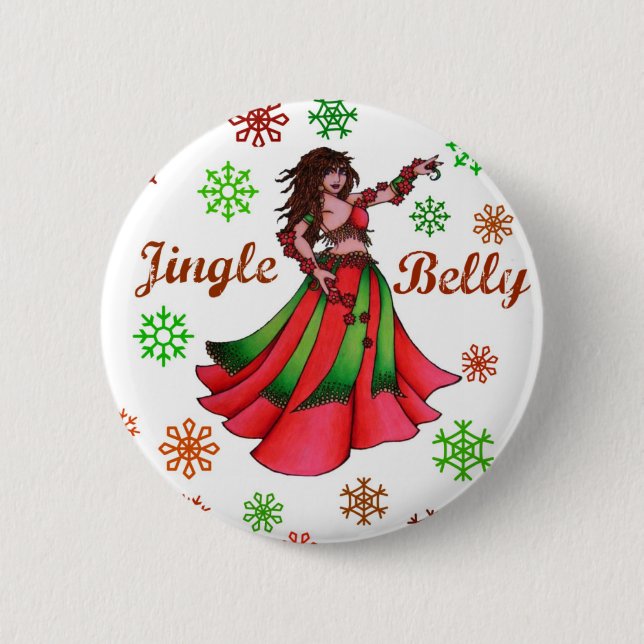 Jingle Bly Dancer Original Art Button (Vorderseite)