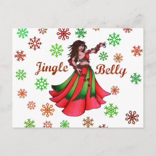 Jingle Bly Feiertagspostkarte