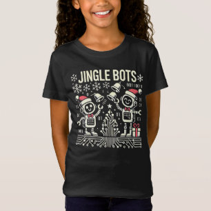 Jingle Bots Festive Holiday Roboter mit Weihnachts T-Shirt