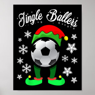Jingle Byllers Weihnachts-Fußball-Elf Poster